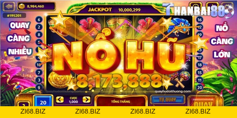Nổ hũ – Game quay hũ vừa giải trí và vừa kiếm tiền thưởng - Zi68